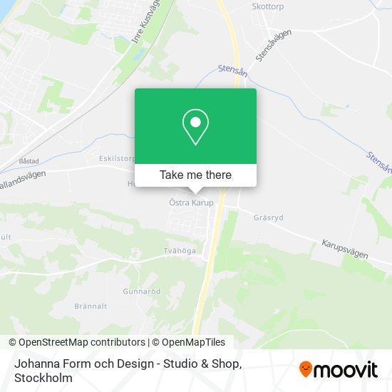 Johanna Form och Design - Studio & Shop map
