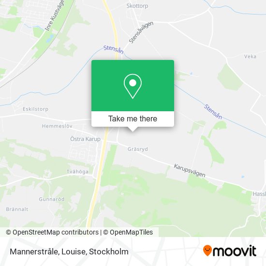 Mannerstråle, Louise map