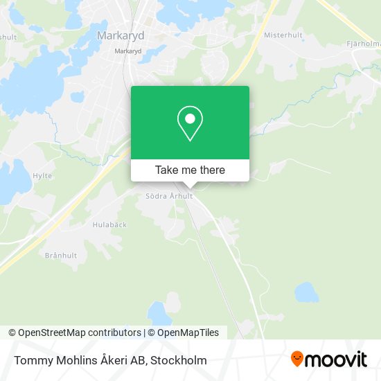 Tommy Mohlins Åkeri AB map