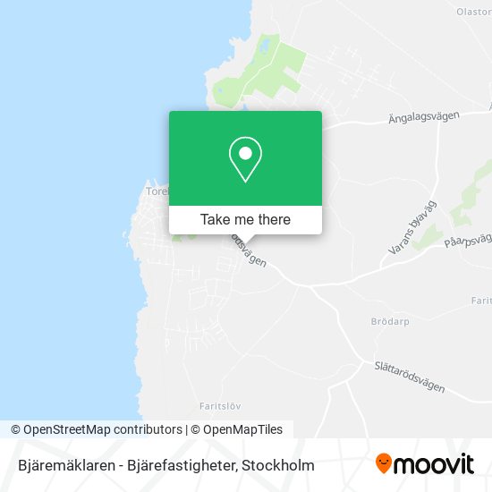 Bjäremäklaren - Bjärefastigheter map