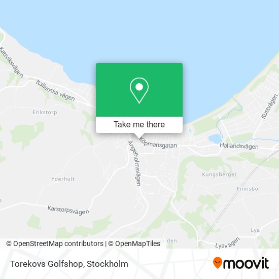 Torekovs Golfshop map