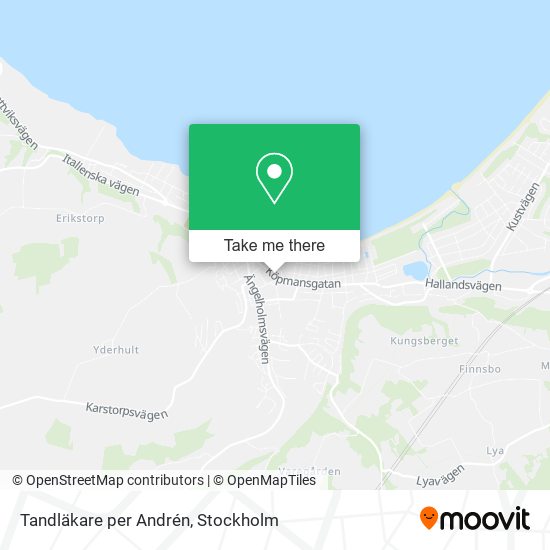 Tandläkare per Andrén map