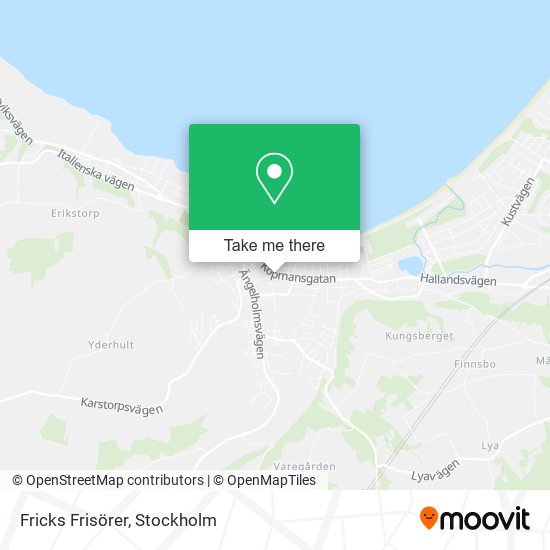 Fricks Frisörer map