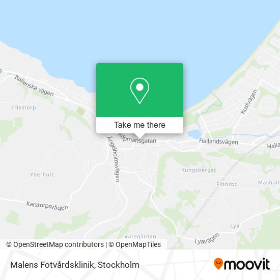 Malens Fotvårdsklinik map