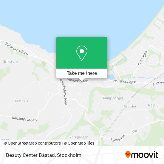 Beauty Center Båstad map