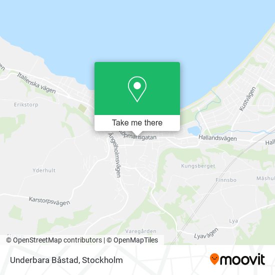 Underbara Båstad map