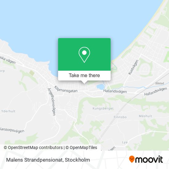 Malens Strandpensionat map