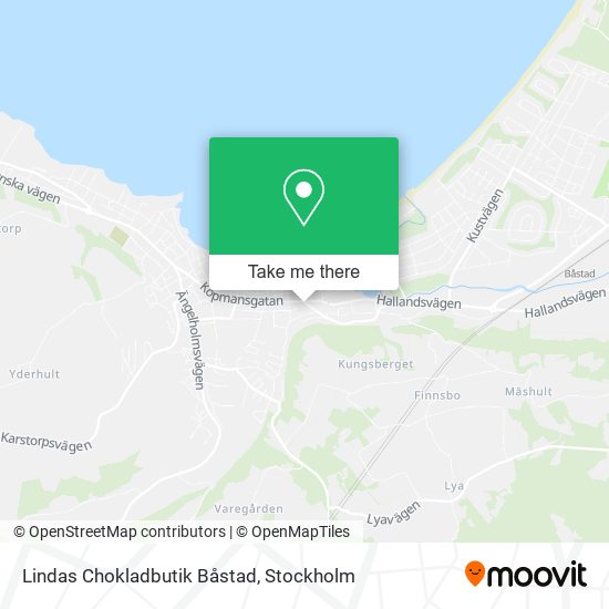 Lindas Chokladbutik Båstad map