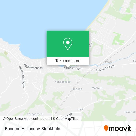 Baastad Hallandsv map