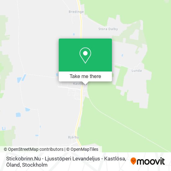 Stickobrinn.Nu - Ljusstöperi Levandeljus - Kastlösa, Öland map