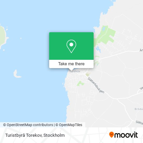 Turistbyrå Torekov map