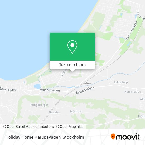 Holiday Home Karupsvagen map