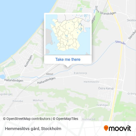 Hemmeslövs gård map