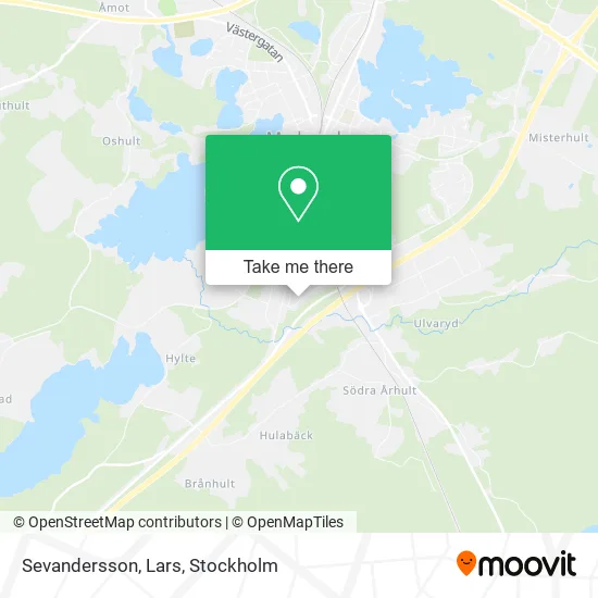 Sevandersson, Lars map