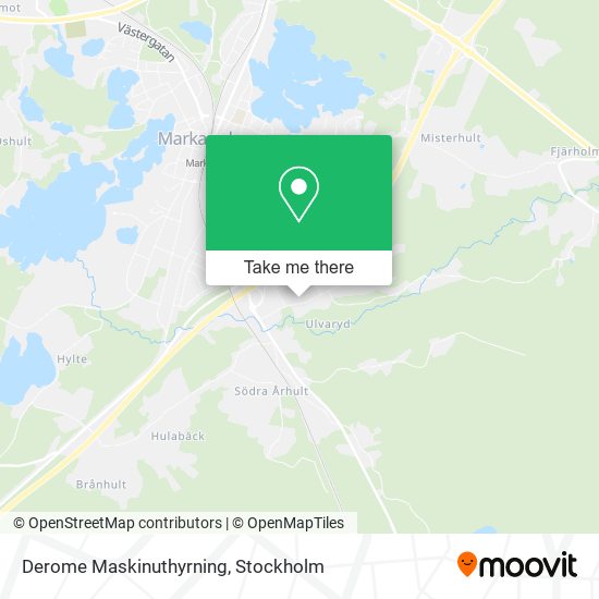 Derome Maskinuthyrning map
