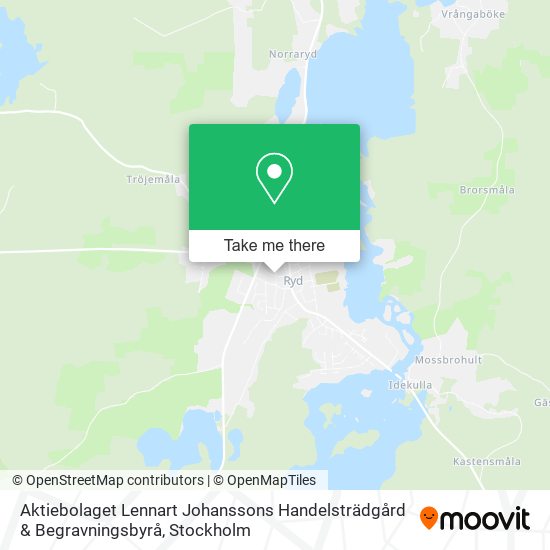 Aktiebolaget Lennart Johanssons Handelsträdgård & Begravningsbyrå map