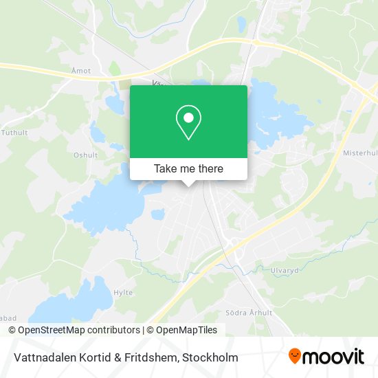 Vattnadalen Kortid & Fritdshem map