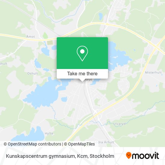 Kunskapscentrum gymnasium, Kcm map