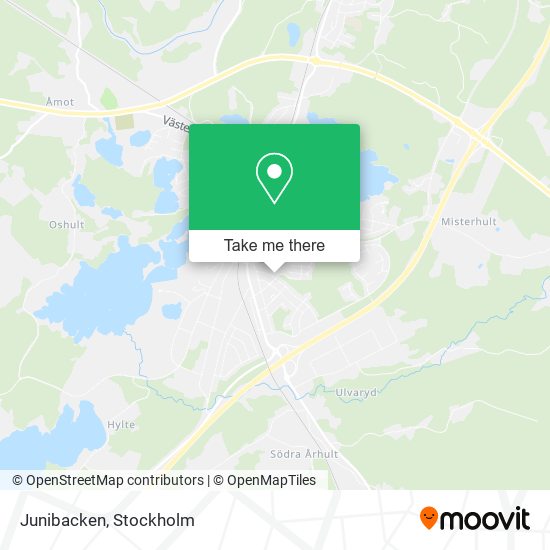 Junibacken map