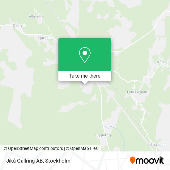 Jikå Gallring AB map