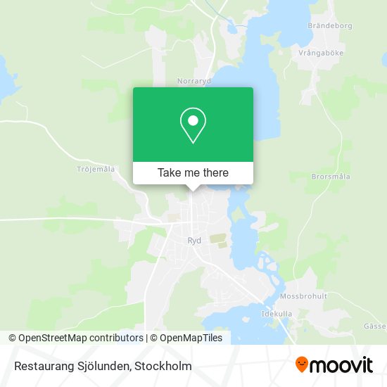 Restaurang Sjölunden map