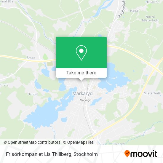 Frisörkompaniet Lis Thillberg map
