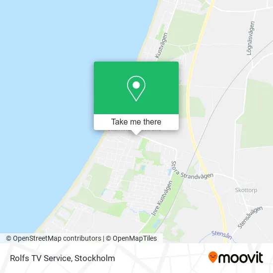 Rolfs TV Service map