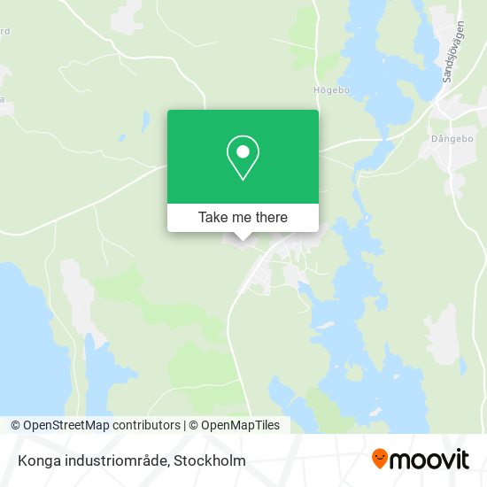 Konga industriområde map