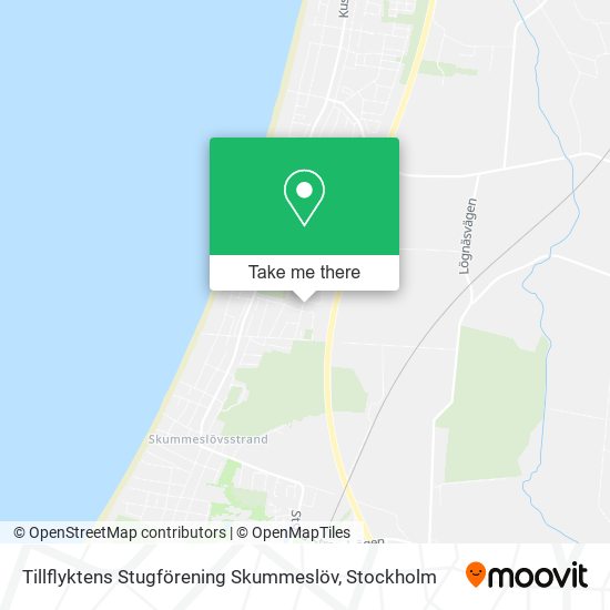 Tillflyktens Stugförening Skummeslöv map