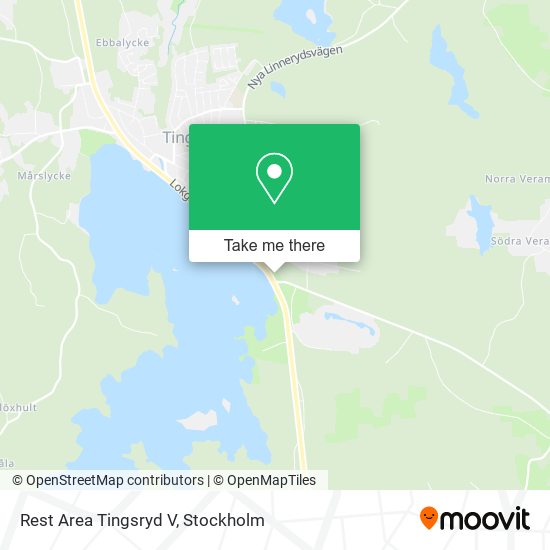 Rest Area Tingsryd V map