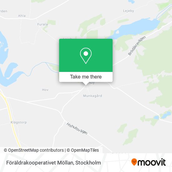 Föräldrakooperativet Möllan map