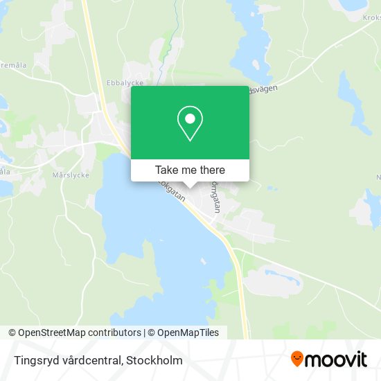 Tingsryd vårdcentral map