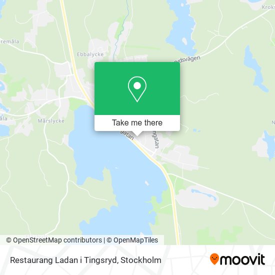 Restaurang Ladan i Tingsryd map