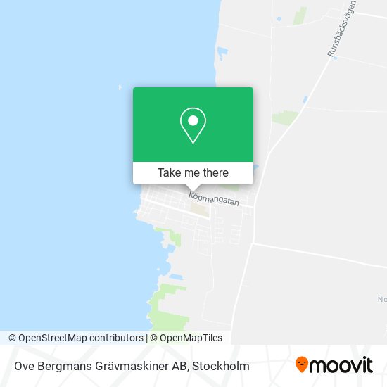 Ove Bergmans Grävmaskiner AB map