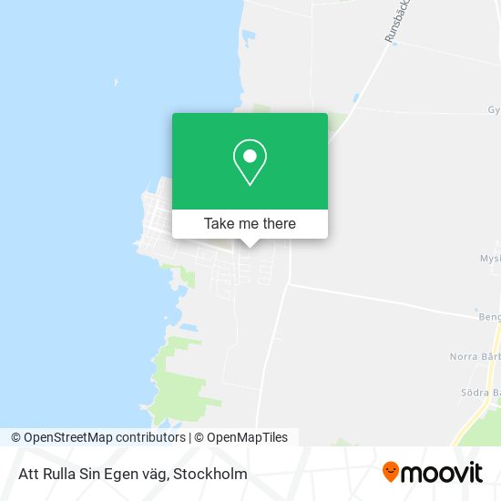 Att Rulla Sin Egen väg map