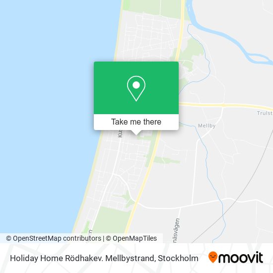 Holiday Home Rödhakev. Mellbystrand map