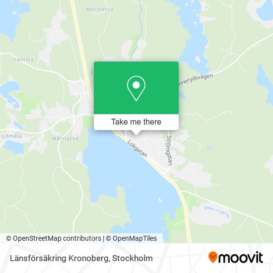 Länsförsäkring Kronoberg map