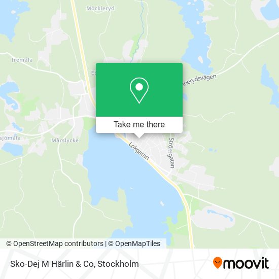 Sko-Dej M Härlin & Co map