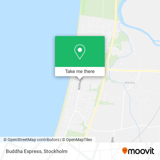 Buddha Express map