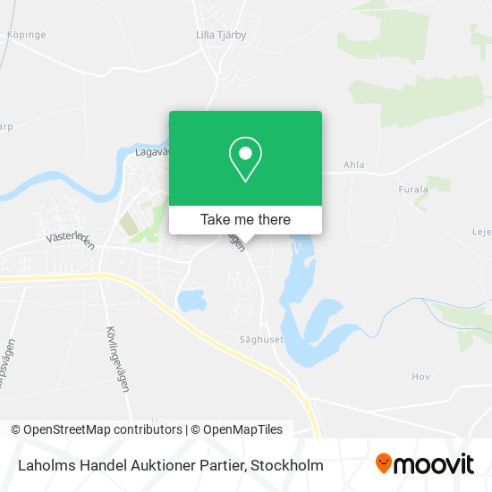 Laholms Handel Auktioner Partier map