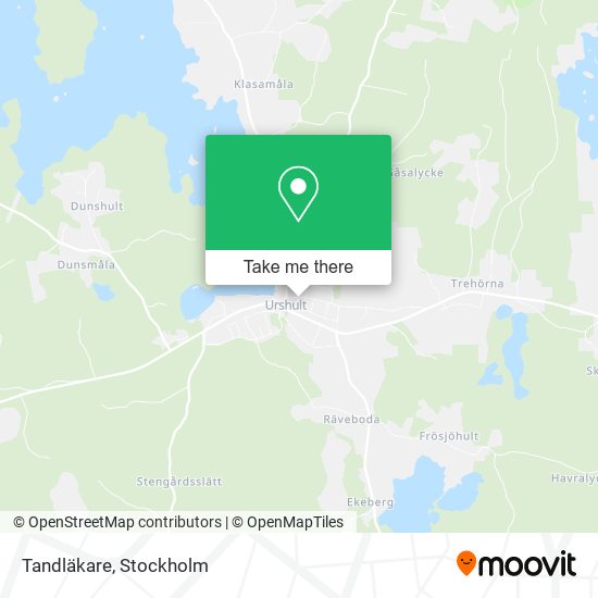 Tandläkare map