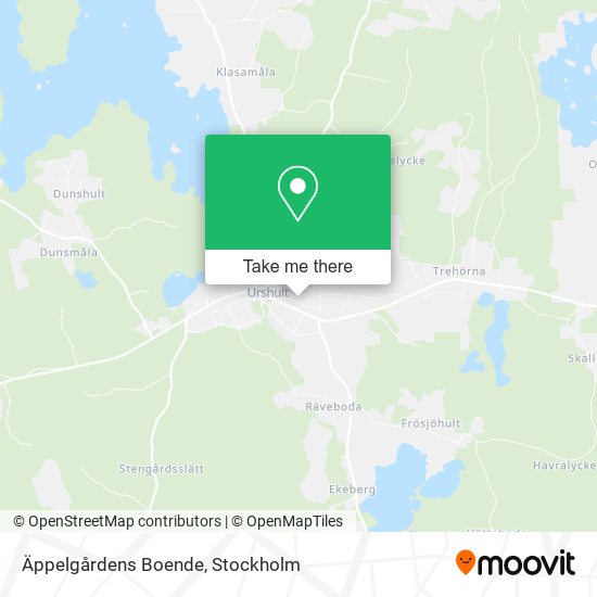 Äppelgårdens Boende map