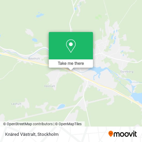 Knäred Västralt map