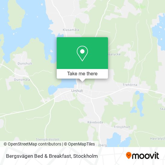 Bergsvägen Bed & Breakfast map