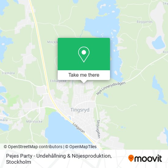 Pejes Party - Undehållning & Nöjesproduktion map