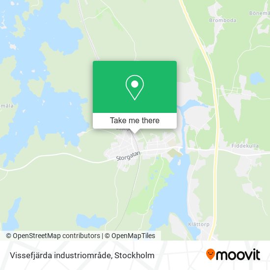 Vissefjärda industriområde map