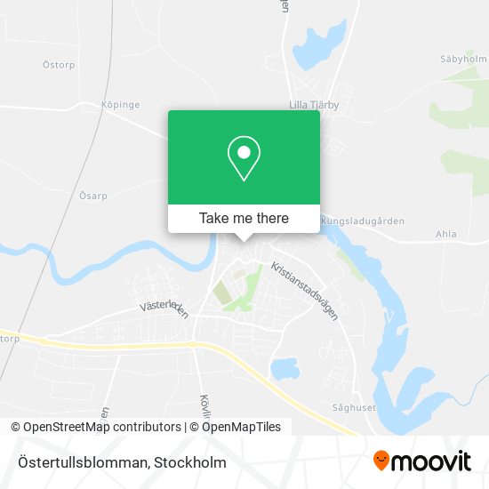 Östertullsblomman map