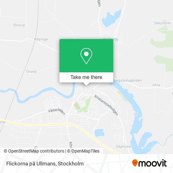 Flickorna på Ullmans map