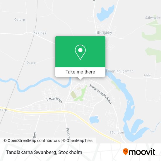 Tandläkarna Swanberg map