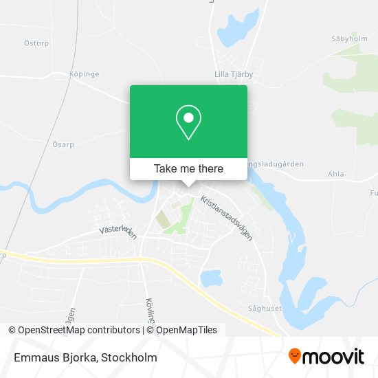 Emmaus Bjorka map